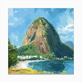 A Sugarloaf Mountain In Rio De Janeiro Expressiv 1719996770 3 Canvas Print