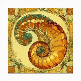 Nautilus Shell 1 Canvas Print