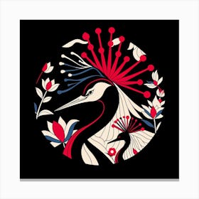 Chinese Crane 2 Canvas Print