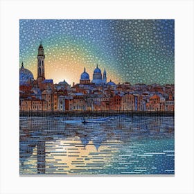 Venice At Dusk Canvas Print