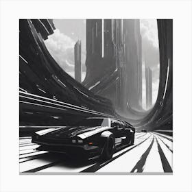 Futuristic Car 1 Canvas Print