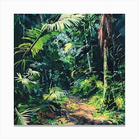 Path Through The Jungle Canvas Print