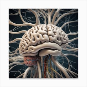 Brain And Nerves 31 Canvas Print