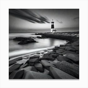 Long Exposure Lighthouse Canvas Print