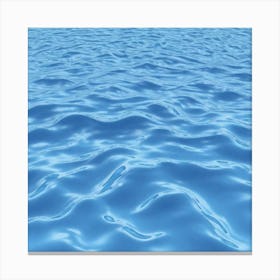 Realistic Water Flat Surface For Background Use (27) Canvas Print