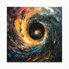 Cosmic Vortex Art Canvas Print