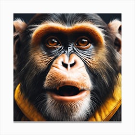 Chimpanzee 17 Canvas Print