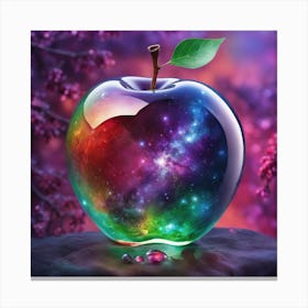 Galaxy Apple 1 Canvas Print