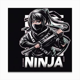 Ninja Girl 1 Canvas Print