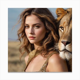 Lioness Canvas Print