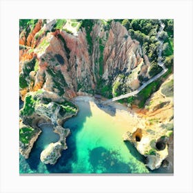 Praia Do Camilo, Algarve, Portugal Canvas Print