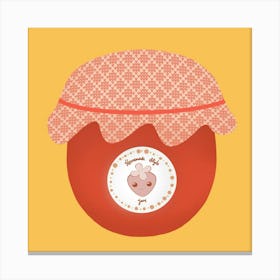 Strawberry jam Canvas Print