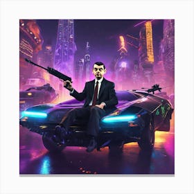 Man In Suit 1 Canvas Print