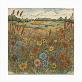 Wildflowers 1 Canvas Print