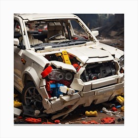 Lego Land Rover Canvas Print