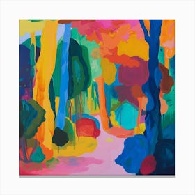 Abstract Park Collection Karlsaue Park Kassel 2 Canvas Print
