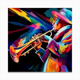 Jazz Musician 95 Canvas Print