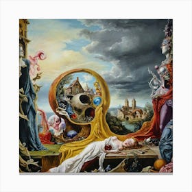 Dream Of The Skull Canvas Print