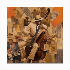 Jazz Musician 2 Canvas Print