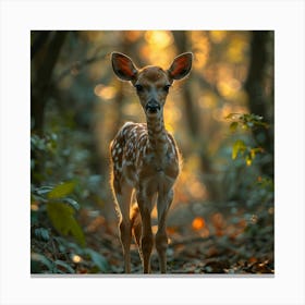 Forest Fawn Canvas Print