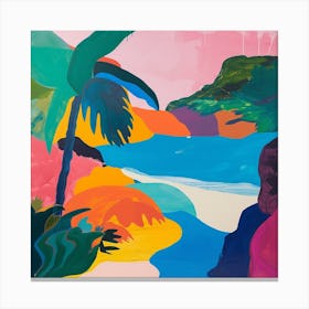 Abstract Travel Collection Barbados 2 Canvas Print
