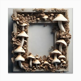 Mushroom Frame 5 Canvas Print