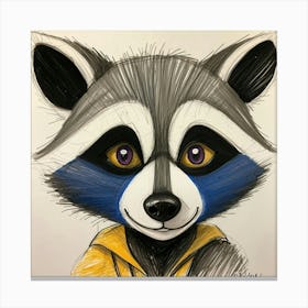 Raccoon 18 Canvas Print