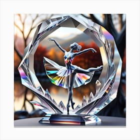 Crystal Ballerina Canvas Print