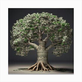 Money Tree Canvas Print