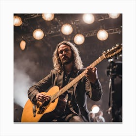 Acoustic Guitar Canvas Print