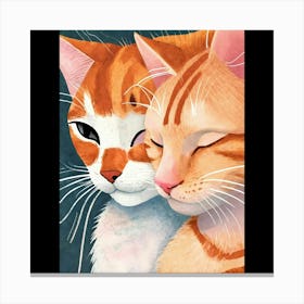 Cat Lovers Canvas Print