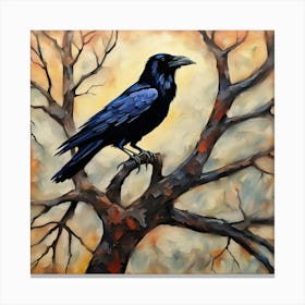 Raven Canvas Print