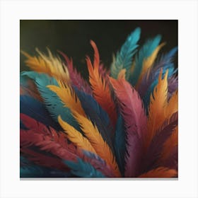 Feathers Stock Videos & Royalty-Free Footage Canvas Print