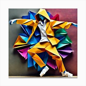 Origami Dancer 38 Canvas Print