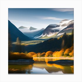 Tasmanian Mountains Canvas Print