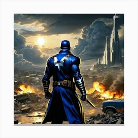 Captain America 1 Canvas Print