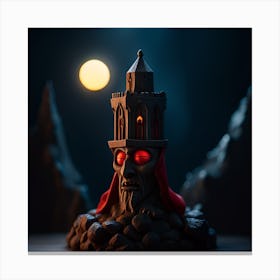 Castle Of The Demons Canvas Print