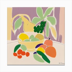 Fruit Bowl Canvas Print