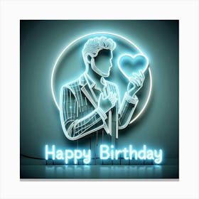 Happy Birthday 7 Canvas Print