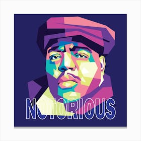 Wpap The Notorious B Canvas Print