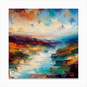 Landscape Painting Canvas Print