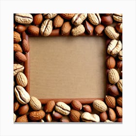 Frame Of Nuts 5 Canvas Print