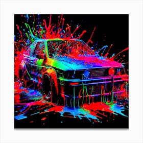 RACE CAR 0f06366c 727f 4f50 8b1e 7913a3a0637b 2 Canvas Print