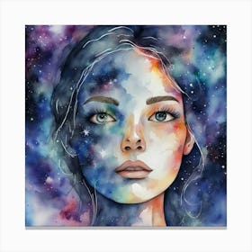 Galaxy Girl 1 Canvas Print