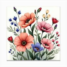 Bouquet Of Flowers 37 Canvas Print