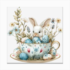 Easter Bunny In A Cup Lienzo