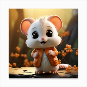 Cute Mouse 10 Canvas Print