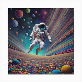 Spacewalkers Voyage Canvas Print