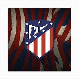 Atlético de Madrid Logo Wall Art 12 Canvas Print