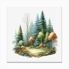 Forest Path 8 Canvas Print